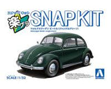 Aoshima 1/32 SNAP KIT #20-JG Volkswagen Beetle (Jungle Green) (Special Order)