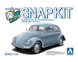 Aoshima 1/32 SNAP KIT #20-HB Volkswagen Beetle (Horizon Blue) (Special Order)