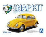 Aoshima 1/32 SNAP KIT #20-PY Volkswagen Beetle (Postal Yellow) (Special Order)