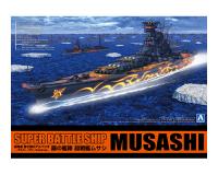 Aoshima 1/700 Arpeggio Of Blue Steel -Ars Nova- Fog Fleet Super Battleship Musashi (Special Order)