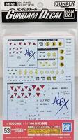 Bandai Spirits Gundam Decal GD53 HGUC 0800 Series Federation "Gundam 0080" (Special Order)