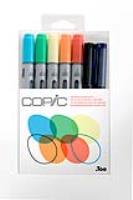 Copic Ciao Marker 7pc Doodle Kit, Rainbow (Special Order)