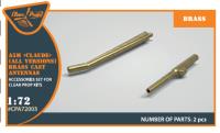 Clear Prop 1/72 A5M Claude (early version) brass cast antennas (Special Order)
