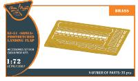 Clear Prop 1/72 Ki-51 Sonia (all versions) PE landing flaps (Special Order)