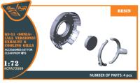 Clear Prop 1/72 Ki-51 Sonia (all versions) resin exhaust & cooling gills (Special Order)