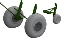 Eduard B-17F wheels oval tread 1/48 Brassin for EDUARD (Special Order)