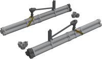 Eduard P-51D bazooka rocket launcher 1/72 Brassin for EDUARD (Special Order)