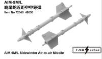 Fab Scale 1/72 US AIM-9M/L Siderwinder (4 Pcs) (Special Order)