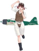FineMolds 1/35 Rekiso Otome Aoi with 1:72 Zero Fighter Model 22 (Special Order)