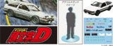 Fujimi 1/24 Initial D, Toyota Sprinter Trueno AE86 (Fujiwara Takumi Ver.) Early Type 1600GT APEX (w/Character Acrylic Stand) ISD-001 EX-1 (Special Order)
