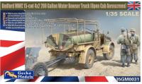 Gecko 1/35 Bedford MWC 15-cwt 4x2 200 Gallon Water Bowser Truck (Open Cab Aeroscreen) (Special Order)