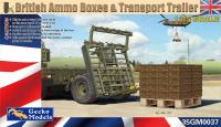 Gecko 1/35 British Ammo Boxes & Trailer (Special Order)