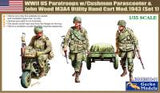 Gecko 1/35 M53 Scooter Cushman w-John Wood M3A4 Utility Hand Cart Mod. 1943 & US Paratroops (Set 1) (Special Order)