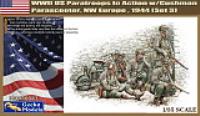 Gecko 1/35 US Paratroops In Action w/M53. (Set 3) (Special Order)