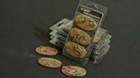 Gamers Grass Battle Ready Bases - Badlands - Oval 75mm (x3) (Special Order)