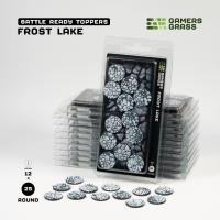 Gamers Grass Battle Ready Bases - Frost Lake - Round 25mm (x12) (Special Order)