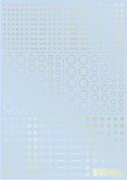 HiQ Parts Accents Decal A Gold (1pc) (Special Order)