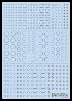 HiQ Parts Accent Decal A Gray (1pc) (Special Order)