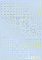 HiQ Parts Accents Decal A Foil Gold (1pc) (Special Order)