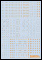 HiQ Parts Accent Decal A Orange (1pc) (Special Order)