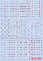 HiQ Parts Accent Decal A Pink (1pc) (Special Order)