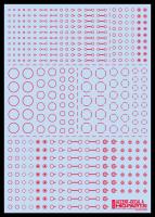 HiQ Parts Accents Decal A Red (1pc) (Special Order)