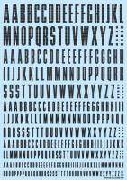 HiQ Parts CND Decal Alphabet Dark Gray (1pc) (Special Order)