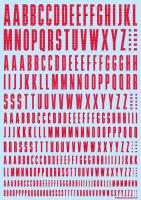 HiQ Parts CND Decal Alphabet Red (1pc) (Special Order)