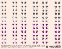 HiQ Parts Custom Eye Decal 1/12 2-C (1pc) (Special Order)