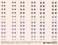 HiQ Parts Custom Eye Decal 1/12 3-C (1pc) (Special Order)