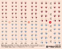 HiQ Parts Custom Eye Decal 1/12 4-B (1pc) (Special Order)