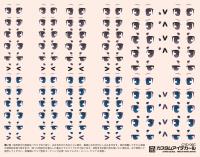 HiQ Parts Custom Eye Decal 1/12 6-C (1pc) (Special Order)
