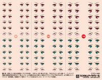 HiQ Parts Custom Eye Decal 1/12 9-B (1pc) (Special Order)