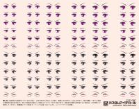 HiQ Parts Custom Eye Decal 1/12 9-C (1pc) (Special Order)
