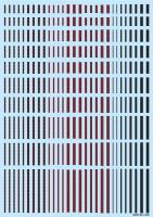 HiQ Parts Line Decal 02 Dark Gray-Red (1pc) (Special Order)