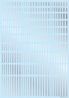 HiQ Parts Line Decal 2 Silver (1pc) (Special Order)