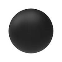 HiQ Parts Neodymium Magnet Ball Type Black 6.0mm (10pcs) (Special Order)