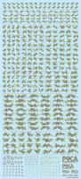 HiQ Parts Pixel Camouflage Decal 2 Forest Camouflage (1pc) (Special Order)
