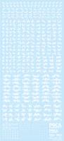 HiQ Parts Pixel Camouflage Decal 2 White (1pc) (Special Order)