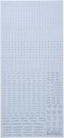 HiQ Parts 1/100 RB01 Caution Decal One Color Light Gray (1pc) (Special Order)