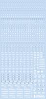 HiQ Parts 1/100 RB01 Caution Decal White & Gray (1pc) (Special Order)