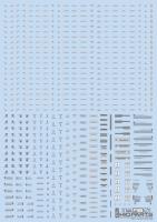 HiQ Parts 1/144 RB01 Caution Decal Gray & Orange (1pc) (Special Order)