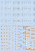HiQ Parts 1/144 RB01 Caution Decal Orange & Gray (1pc) (Special Order)