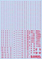 HiQ Parts 1/144 RB01 Caution Decal One Color Red (1pc) (Special Order)