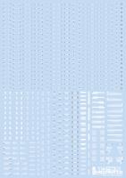 HiQ Parts 1/144 RB01 Caution Decal White & Gray (1pc) (Special Order)