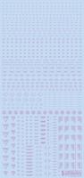 HiQ Parts 1/100 RB02 Caution Decal Pastel Violet (1pc) (Special Order)