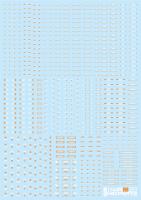 HiQ Parts 1/144 RB03 Caution Decals White & Orange (1 pc) (Special Order)
