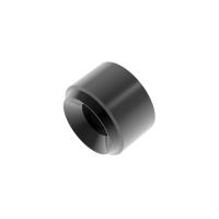 HiQ Parts Twin Pipe 2 Black 2.5mm (10pcs) (Special Order)