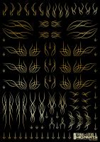 HiQ Parts Tribal Lotus S Gold (1pc) (Special Order)