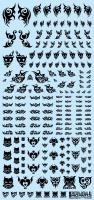 HiQ Parts Tattoo Decal 01 'Heart' Black (1pc) (Special Order)